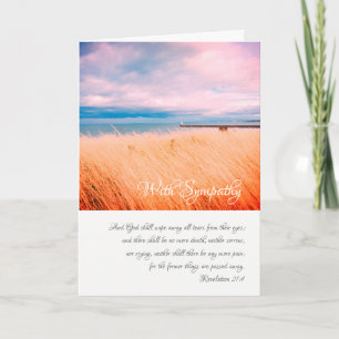 Met sympathie, Christelijke kaart met geschriften