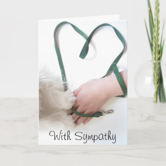 Met sympathie kaart