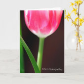 Met sympathie kaart (Gele Bloem)