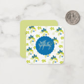 Met sympathie: notitiekaartje (Voorkant / Achterkant in situ)