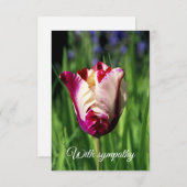 Met sympathie platte Kaart (Voorkant / Achterkant)