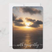 Met sympathie zonsondergang over de oceaancondolea (Voorkant)