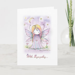 Met Sympathy Card Little Heart Fairy Kaart