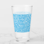 Met tekst DANK JE WEL Glas (Achterkant)
