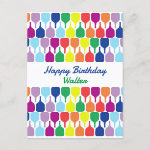 Met tekst Kleurrijke handpalmen 💚 💛 💙 Briefkaart