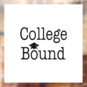 Met TOP College Bond Window Cling Raamsticker (Vel 2)