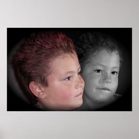 met twee gezichten poster (Voorkant)