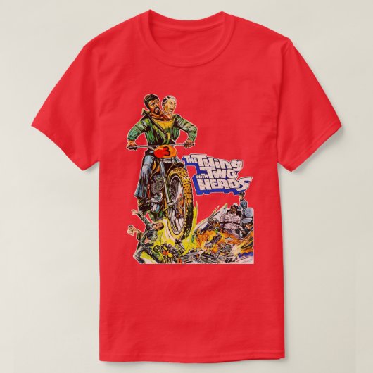 met twee hoofden t-shirt (Design voorkant)