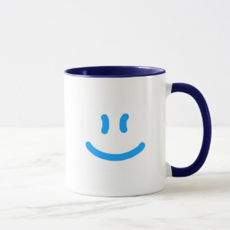 Met twee zijden meer Happy/Smile-Blue Mok