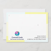 Met uw handen, zorgassistent bedankkaart (Achterkant)