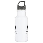 met Uw Logo hier, Aanbieding Waterfles (Voorkant)