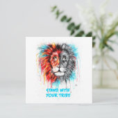 Met uw Wenskaarten voor de proefversie Kaart (Staand voorkant)