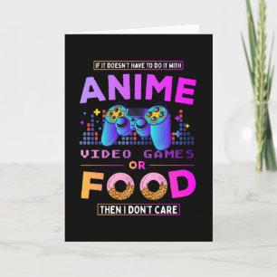 met videospelletjes met anime of een cadeau met ee kaart