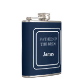 Met Vinyl Omsloten Fles-Bruidsvader Heupfles (Rechts)