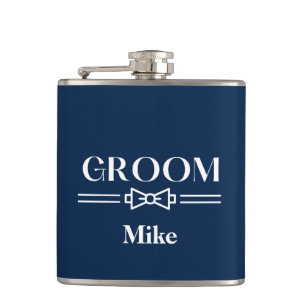 Met Vinyl Omwikkelde Fles-Bruidegom Heupfles