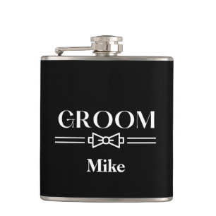 Met Vinyl Omwikkelde Fles-Bruidegom Heupfles