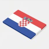 Met vlag van Kroatië Post-it® Notes (Schuin)