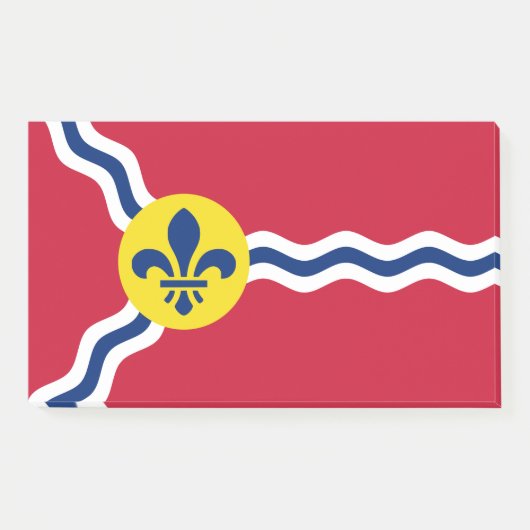 Met vlag van St. Louis, Missouri Post-it® Notes (Voorkant)