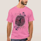 Met vleugels als Eagles Mannen Burnout T-Shirt (Voorkant)