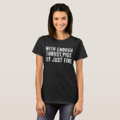 Met voldoende stuwdampvliezen alleen maar fijn T-s T-shirt (Voorkant volledig)