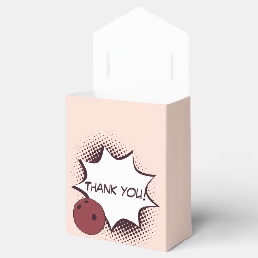 Met vriendelijke groet! Bowling Birthday Party Bedankdoosjes (Geopend)