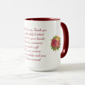 Met vriendelijke groet mok (Voorkant rechts)