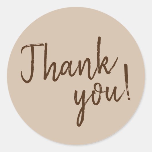 Met vriendelijke groet- ronde sticker (Voorkant)