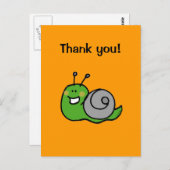 Met vriendelijke groet! (snail) briefkaart (Voorkant / Achterkant)