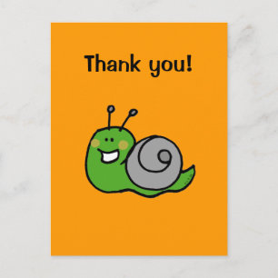 Met vriendelijke groet! (snail) briefkaart