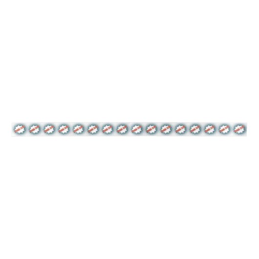 Met vriendelijke groet! Speech Bubble Blue & White Lint (Voorkant)