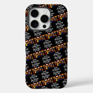 Met Vrijheid en Recht voor Iedereen Protestvrijhei iPhone 16 Pro Hoesje