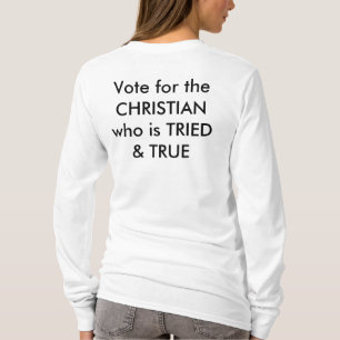 Met wie ga je naar de kerk? t-shirt