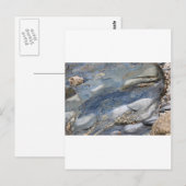 met zee gewassen rotsen briefkaart (Voorkant / Achterkant)