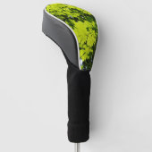 Met zondeklapte bladeren in het bos golfheadcover (Schuin)