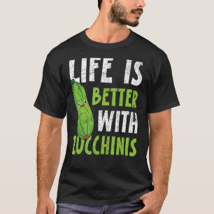 Met Zucchinis Vegan Vegetable Healthy T-shirt