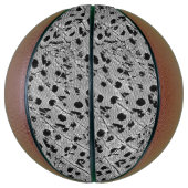 met zwarte stippen basketbal (Verticaal)