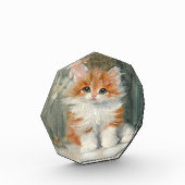 Meta Plückebaum  Schattige Kitten Schilderij Fotoblokken (Links)