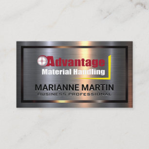 Metaal Aluminium Voordeel Materiaal Behandeling Visitekaartje