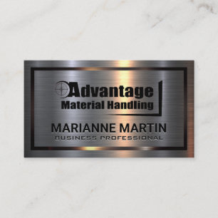 Metaal Aluminium Voordeel Materiaal Behandeling Visitekaartje
