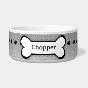 Metaal Bord Gepersonaliseerd Pet Dog Food Bowl Voerbakje