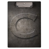 Metaal C Monogram klembord (Voorkant)