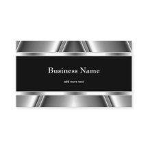 Metaal Chrome Elegant Zwart & Wit Stijl Zilver