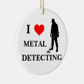 Metaal dat vakantieornament ontdekt keramisch ornament (Rechts)