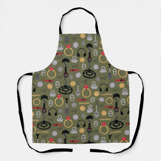 Metaal detecteren Apron Schort (Voorkant)