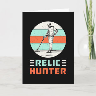 Metaal detecteren detectorist Retro Funny Gift Ide Kaart