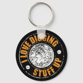 Metaal detecteren sleutelhanger, leuk metaaldetect sleutelhanger