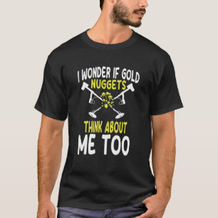 Metaal detecteren van Gezegde-metaaldetector T-shirt