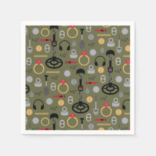 Metaal detecteren van Napkins Servet