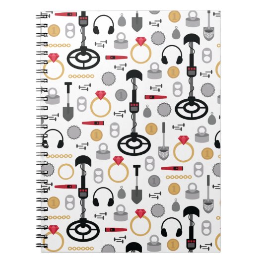 Metaal detecterend Notitieboek (Voorkant)