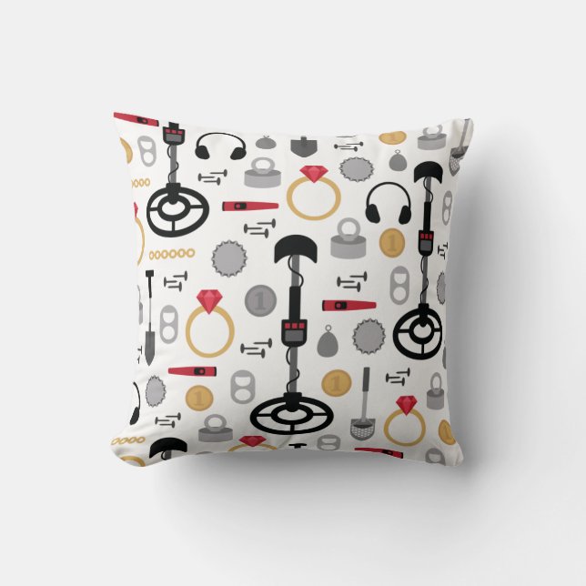 Metaal detecterend Sierkussen (Voorkant)